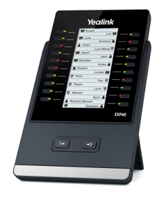 Yealink EX40 expansion module sidecar for VoIP Phones